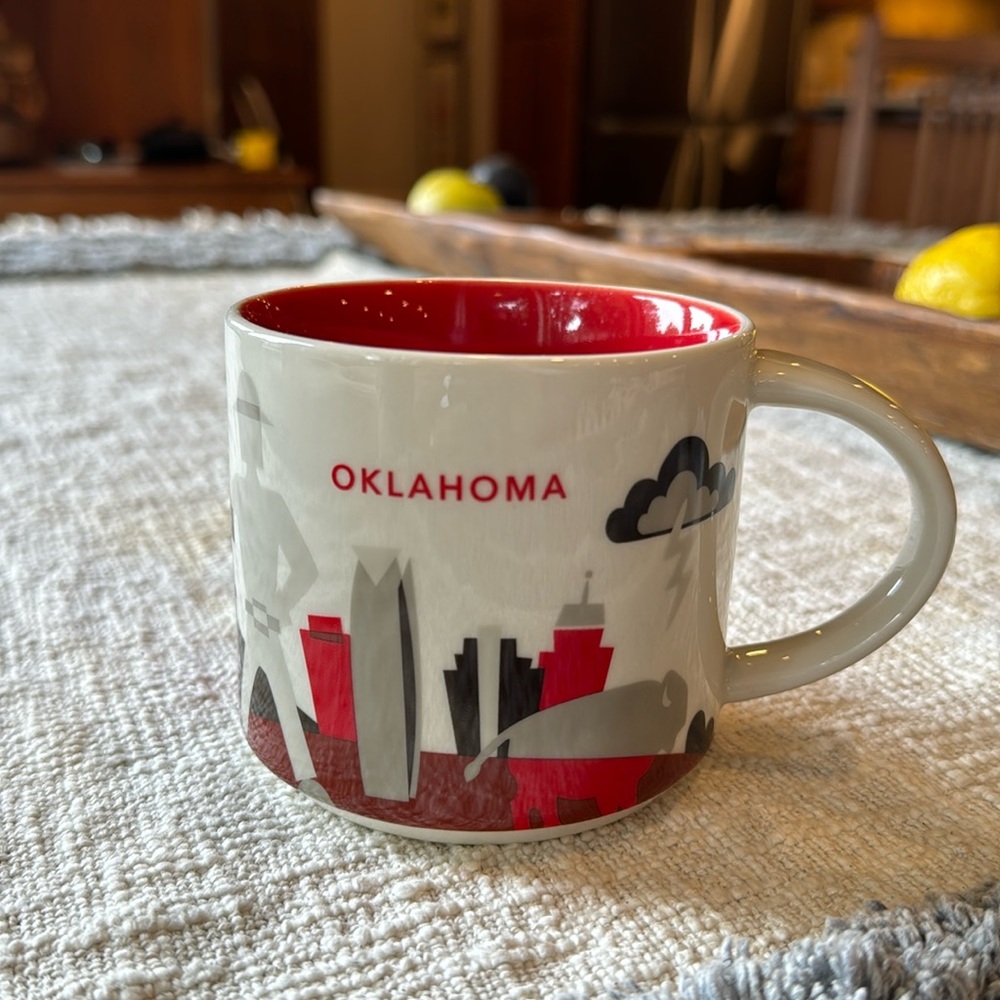 You are here Starbucks mug - Oklahoma
